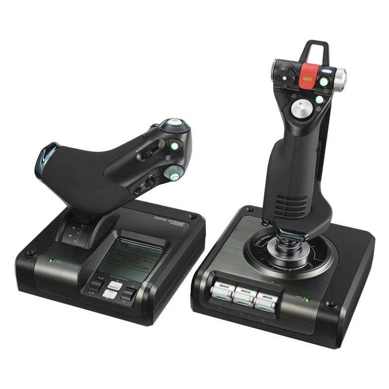 AdvancedSimRacing LogitechGSaitekX52flight edd124ad db76 465b b3de aeddb95df41d Logitech G Saitek PRO Flight X52 Control System (Black)